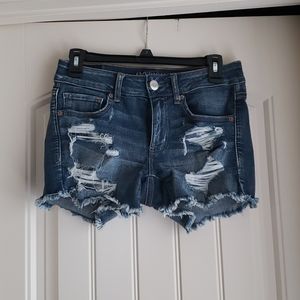 AE midi denim shorts